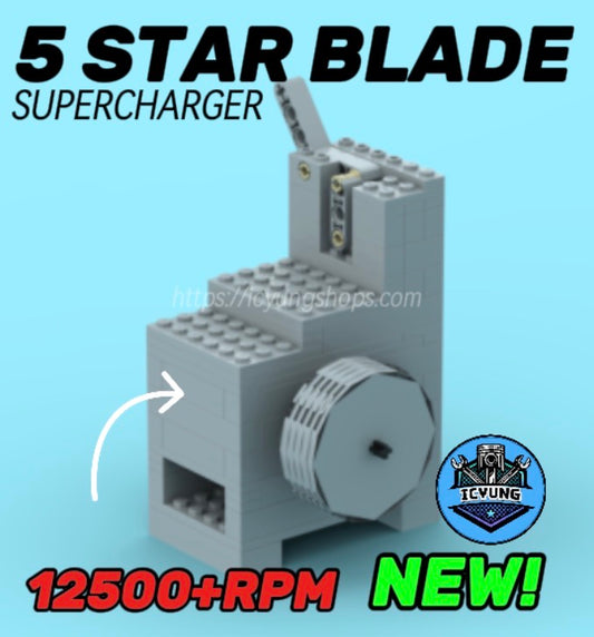 5 Blade Vacuum Supercharger(COMPLETE KIT)