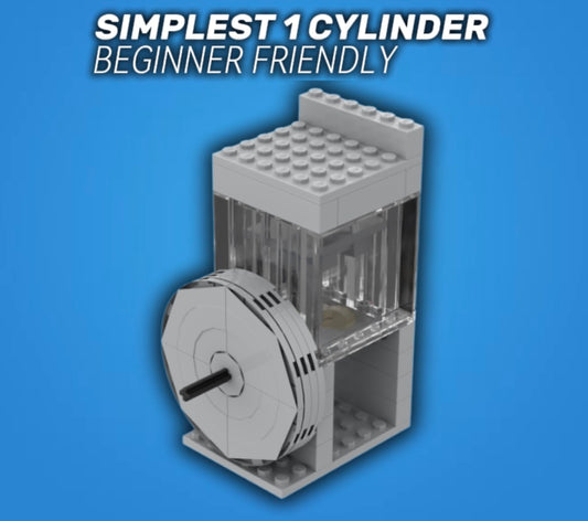 EASY 1 cylinder Vacuum Engine(COMPLETE KIT)￼